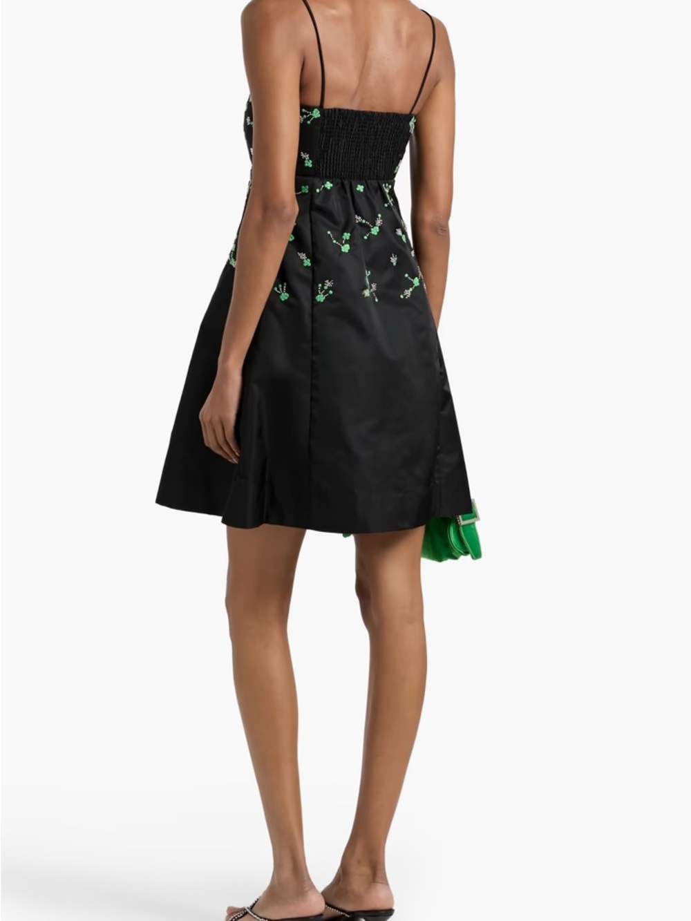 GANNI Embellished Taffeta Mini Dress Original Price $495 - Picture 2 of 9